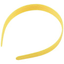 Lady Yellow Plastic Hair Hoop Headband Ornament w Teeth