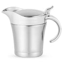 450Ml Stainless Steel Thermal Gravy Pot Sauce Jug Sauce Pot Double-Layer In X9U1