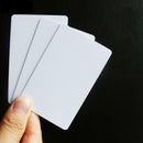 10pcs Blank Identification for Plastic Printing PVC Po White Credit_Card