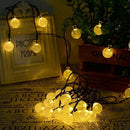 30 Led Ball Led Ring Light Solar Lamp Power Led String Fairy Lights Solar G