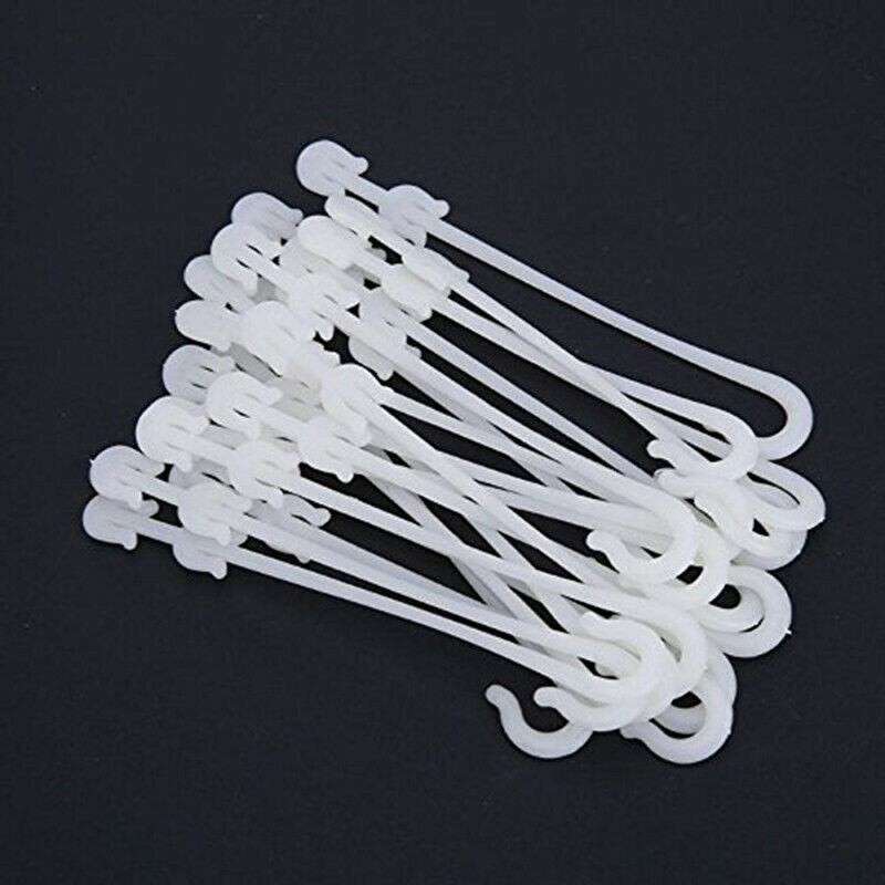 100pcs/lot Plastic Plants Clips Cherry Tomato Clips Support for Vegetable V