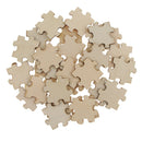 50pcs 40mm Blank Wooden Puzzle Embellishments Wood Slices Toys Wedding Art