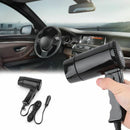 12V Car-styling Portable Hair Dryer Hot & Cold Folding Blower Window Defroster