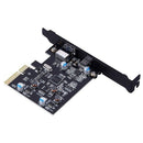 2 Ports External USB 3.1 (10Gbps) PCI Express Card tp 1 X Type C & 1 x Type