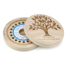 Baby Tooth Box Organizer Milk Teeth Wood Storage First Tooth Keepsake Baby BoxLJ