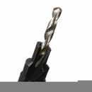 5 x #5 #6 #8 #10 #12 Countersink Drill Bit Set Woodworking Counter Bore Screw