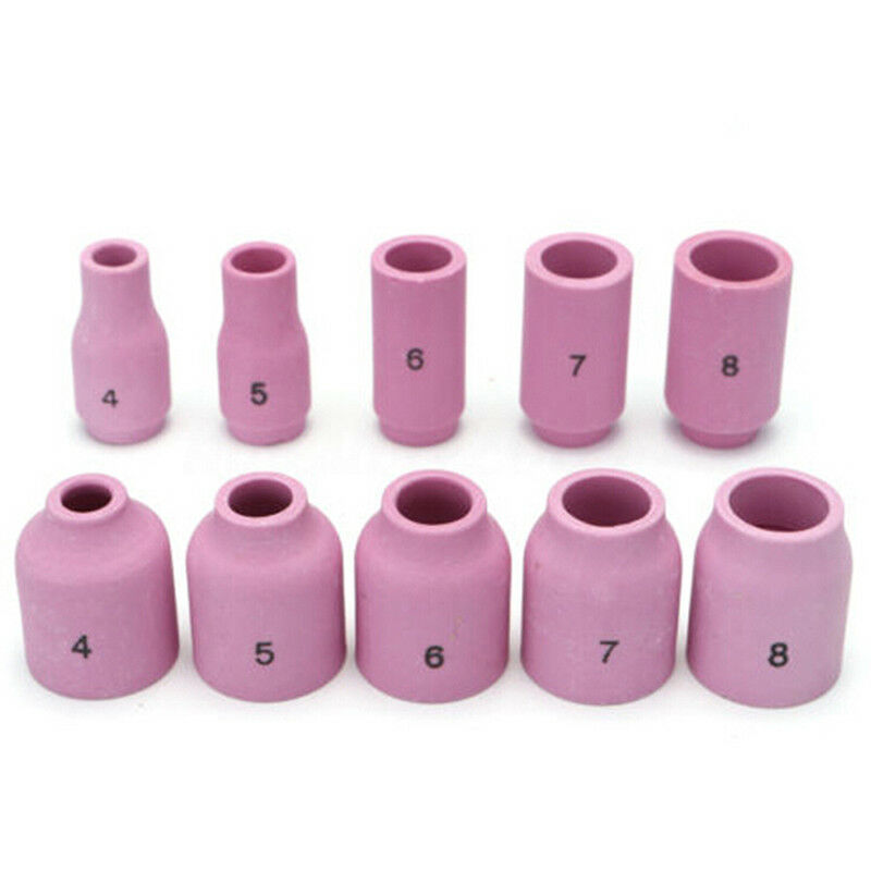 49Pcs tig welding torch stubby gas lens glass cup kit for wp-17/18/26 S6 Pg