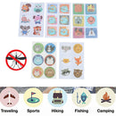 30pcs/5sheets Mosquito Patch Square Cartoon Anti-Mosquito Repellent Stick JR