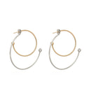 2018 Stylish European Simple Style Aros Big Round Circle Hoop Earrings for Women