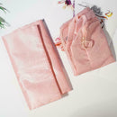 8Pcs Pink Storage Bag Kit Clothes Luggage Packing Cube Organizer Travel D1C3