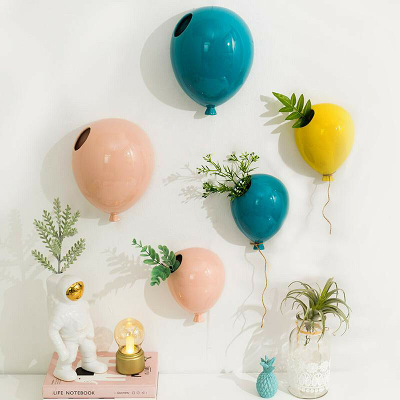2 Pieces Indoor Plant Holder Wall Vase Flowers Wall Planters