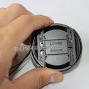 52mm Center Pinch Snap on Front Cap For Sony Canon Nikon Lens Filters LJ