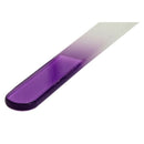 Purple Crystal Glass Nail Rasp File with Shell S3A9