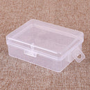 10Pcs Plastic Storage Box Transparent Portable Earplugs Container Jewelry