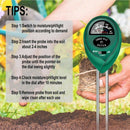 Soil Tester Moisture Analyzer Soil Ph Meter 3-In-1 Soil Gardening Tool Set