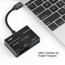 3 in 1 USB-C Type C to XQD Card High Speed USB3.0 HUB Memory Card Reader Adapter
