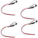 4 x SAE Adapter 14AWG Cable Conector for RV Panel Solar 1ft/30cm DIY SAE Cable
