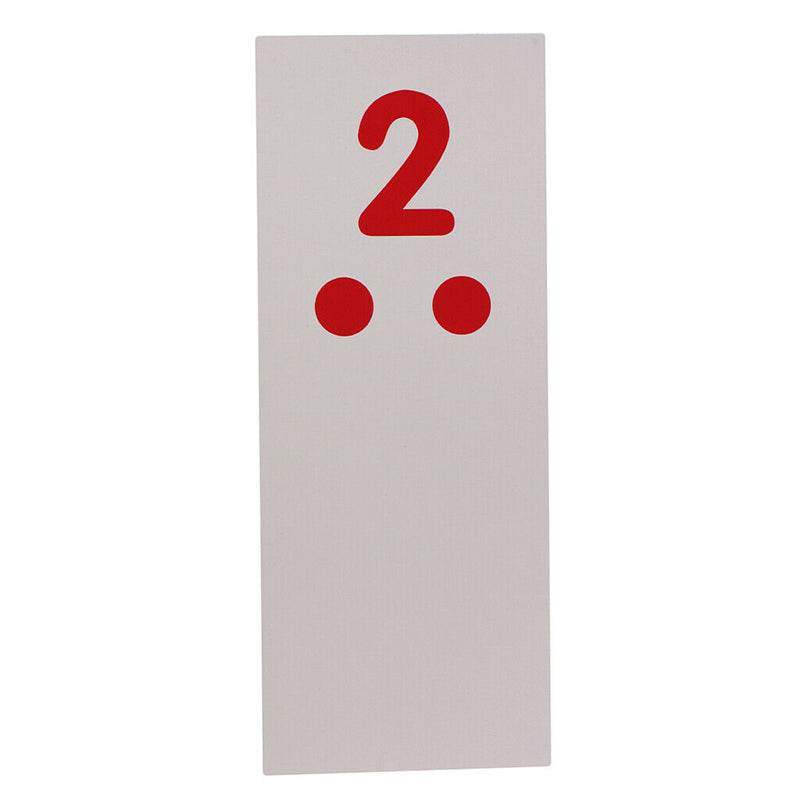 Baby Kids Montessori Mathematics 1-10 Numbers Card Chips Counting Toys Gift