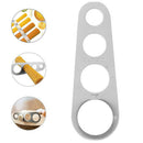 1PCS Easy Clearing Pasta Ruler Measuring Stainless Steel Measurer Cooking To Gw