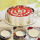 6-8" Adjustable Round Mousse Mould Cake Stainless Steel Baking Ring Pastry N0B3