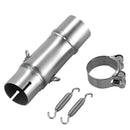 Motorcycle Exhaust Middle Pipe 51MM Exhaust Connecting Pipe Without Exhaust F5M9