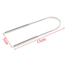 1 Pc Stainless Steel Tongue Cleaner Scraper Oral Care Bad Breath Sweeper ToolLJ