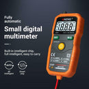 Digital Multimeter Transistor Capacitor Tester Capacitance Meter (Orange)