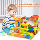 Funny DIY Creative Slide Track Assembled Large Particles Building Blocks