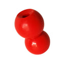 2Pcs Plastic Red Balls For Marine Boat Dinghy Tail Rudder Control System Kit