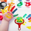 5pcs Plastic Handle EVA Sponge Brushes Seal Kids Painting Graffiti Tools