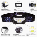 USB Rechargeable LED Headlamp Headlight Head Lamp Torch Flashlight Waterproof Y