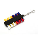 1pc plastic golf tee holder carrier ball tees with 3 ball markers accessories JR
