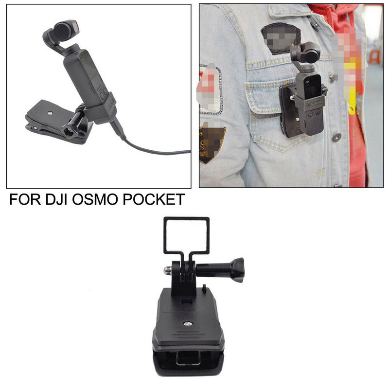 Expansion 1/4 inch Screw Adapter Bracket+Clip For DJI Osmo Pocket Gimbal Camera