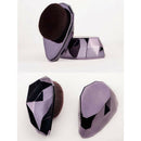 Purple Diamond Cut Liquid Foundation Brush Fine Soft Fiber Buffering Blush