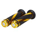 3  Motorcycle Bike Handlebar Hand Grip Ccmfort Rubber GEL CNC Aluminum