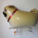 Children Walking Foil Pet Pug Dog Balloon Helium Fun Party Birthday Decor LJ