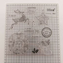 Silicone Clear Stamp Transparent Rubber Stamps DIY Scrapbook Christmas deer M&O