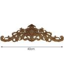 Carving Natural Wood Appliques For Furniture Cabinet Unpainted Wooden Mould F7G5