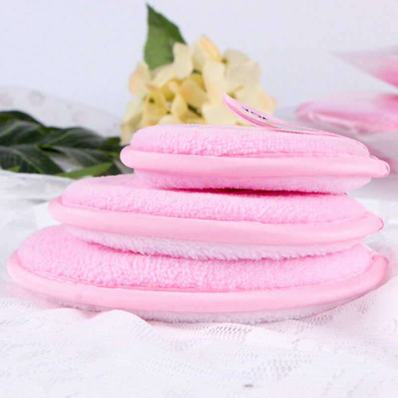 3pcs Reusable Microfiber Pad Cleaning Cotton Facial Makeup Remover Puff (4)