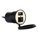12-24V Universal USB Charger Motorcycle Power Adapter Socket USB Charger Wa