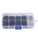 340pcs M3 Flat & Round Head Screws Set Accessories Box For 1/10 Hsp Rc Car  R6J3
