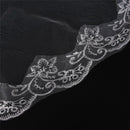 White Ivory Cathedral Length Lace Edge Bride Wedding Bridal Long  150CM B Gw
