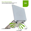Aluminum Laptop Stand Adjustable Height Desktop Stand Folding Computer Holder bs