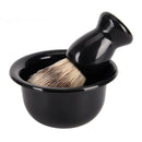 3 In 1 Shaving Soap Bowl +Shaving Brush+ Shaving Stand Men Beard Cleaning TooOZ