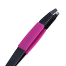 Eyelash eyebrow hair lady make up removal slanted stainless steel tweezer tool3c