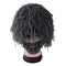 Hand Knitted Crochet Beanie Hat Winter Grey Wigs Funny Creative Beard Caveman
