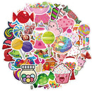 50pcs Sweet Candy Graffiti Stickers DIY Stationery Skateboard Phone Xmas DSEAU