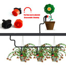 25m DIY Micro Drip Irrigation System Flow Plant Self Watering Garden Hos QRI