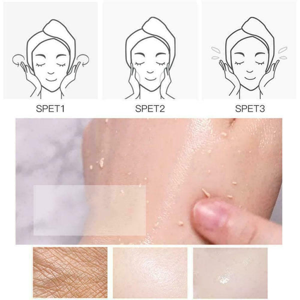 Milk Face Wash Facial Cleanser Nourishing Foam Moisturizing Whitening C5E1