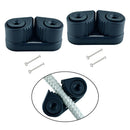 2x Marine Composite Cam Cleat Nylon Sailing Sailboat Ball Bearing Cam Cleats